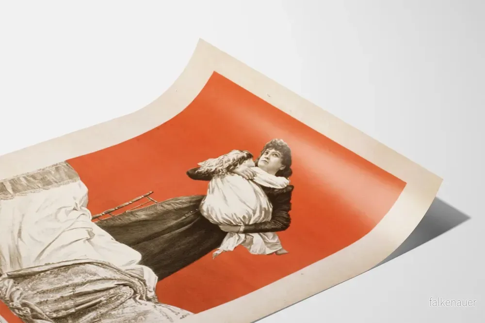 Vintageaffisch Ada Gray, Dramatisk Väggdekoration - Bild 3