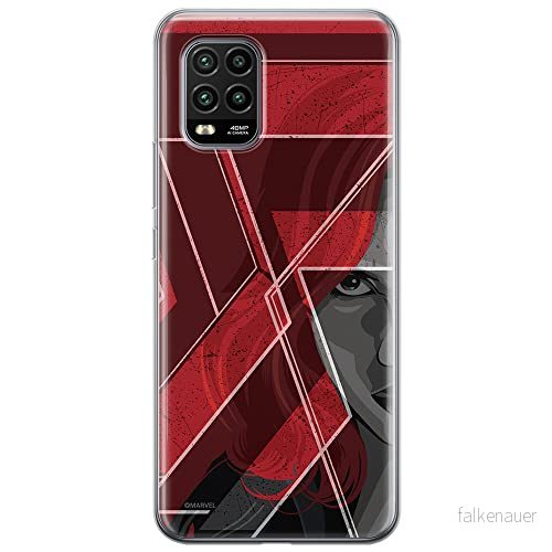 ERT GROUP mobiltelefonfodral för Xiaomi MI 10 LITE originalt och officiellt licensierat Marvel mönster Black Widow 002 optimalt anpassad till formen på mobiltelefonen, fodral tillverkad av TPU plast 5903537163857