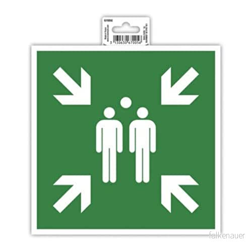 Exacompta 67005E Panneau adhésif point rassemblement 20cm 3130630670056