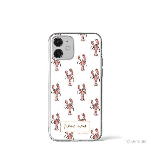 ERT GROUP mobiltelefonfodral för Apple Iphone 12 Mini originalt och officiellt licensierat Friends mönster 010 Vit optimalt anpassad till formen på mobiltelefonen, fodral tillverkad av TPU plast 5903932271171