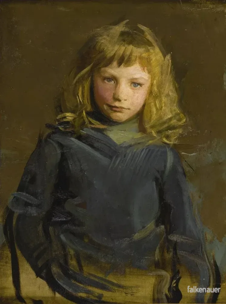Målning Studie för Harry Whiting, konstnärens systerson - Abbott Handerson Thayer | Konsttryck - Bild 2