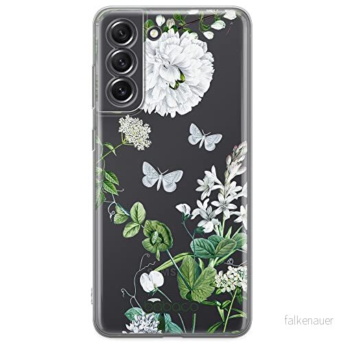 ERT GROUP mobiltelefonfodral för Samsung S21 FE originalt och officiellt licensierat Babaco mönster Flowers 030 optimalt anpassad till formen på mobiltelefonen, gedeeltelijk transparant 5905131279293