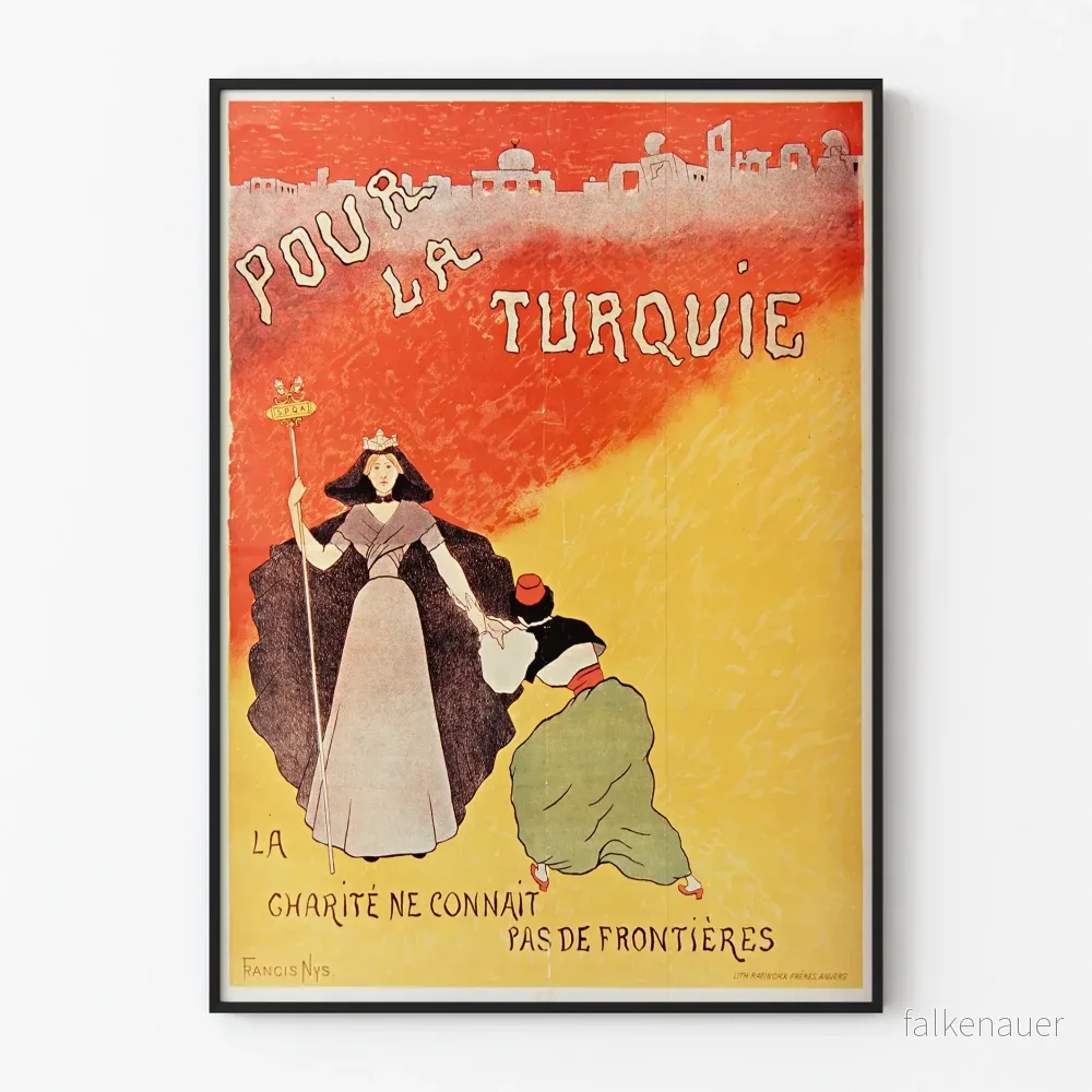 Vintageposter för Turkiet - Välgörenhet utan gränser
