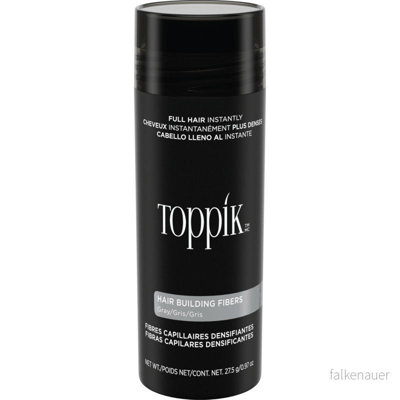 TOPPIK Hårbyggande fibergrå (1 x 28 g) 667820012066
