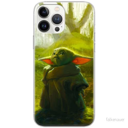 ERT GROUP mobiltelefonfodral för Apple Iphone 6/6S originalt och officiellt licensierat Star Wars mönster Baby Yoda 017 Vit anpassad till formen på mobiltelefonen, fodral tillverkad av TPU plast 5904805063466