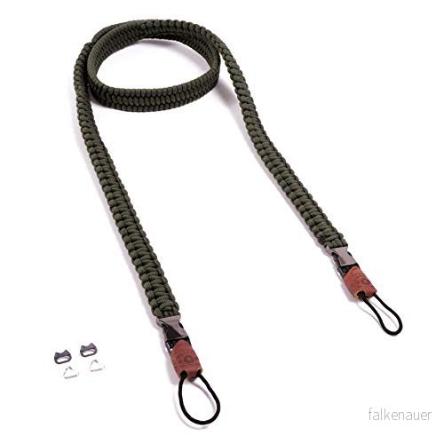 C ROPE Kameragurt Traveler aus Paracord 100cm Military Olive retail (CRP TRL 100 OLV) 4260572670148
