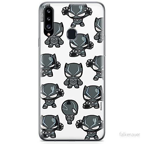 ERT GROUP mobiltelefonfodral för Samsung A20S originalt och officiellt licensierat Marvel mönster Black Panther 016 optimalt anpassad till formen på mobiltelefonen, fodral tillverkad av TPU plast 5904805229985