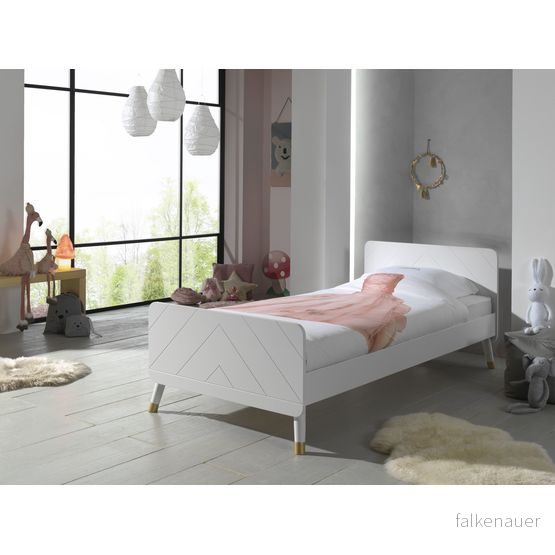 Vipack Enkelsäng Billy 90×200 Cm Vit 5420070232418 Vipack Enkelsäng Billy 90×200 Cm Vit 5420070232418