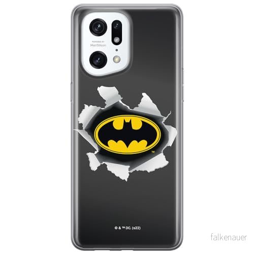 ERT GROUP mobiltelefonfodral för Oppo FIND X5 PRO originalt och officiellt licensierat DC mönster Batman 059 optimalt anpassad till formen på mobiltelefonen, fodral tillverkad av TPU plast 5905511414580