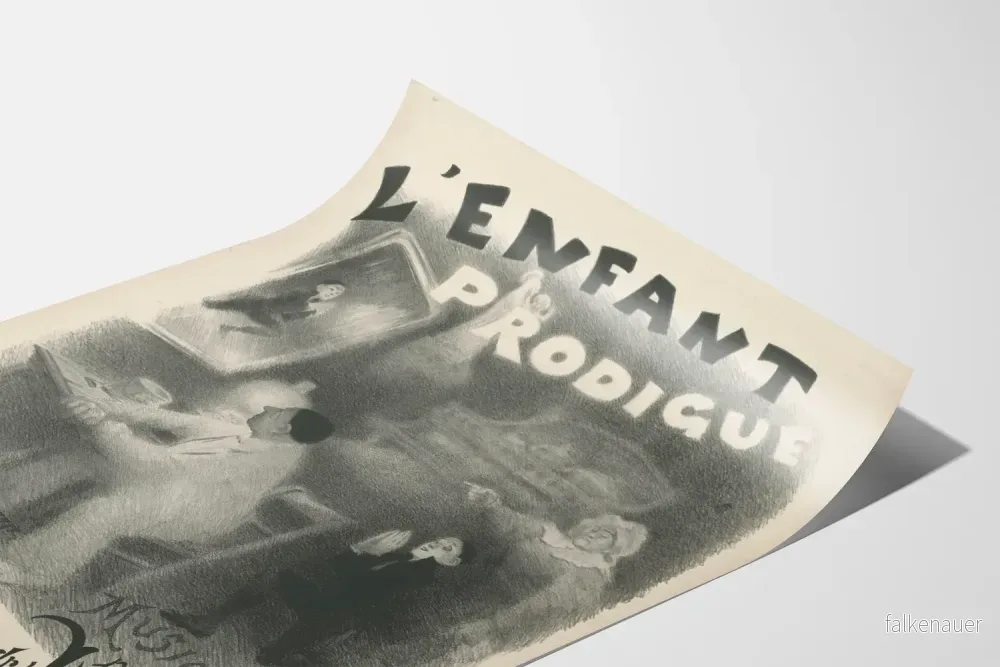 Vintageposter L'Enfant Prodigue - Pantomim i 3 akter av Michel Carré Fils - Bild 3