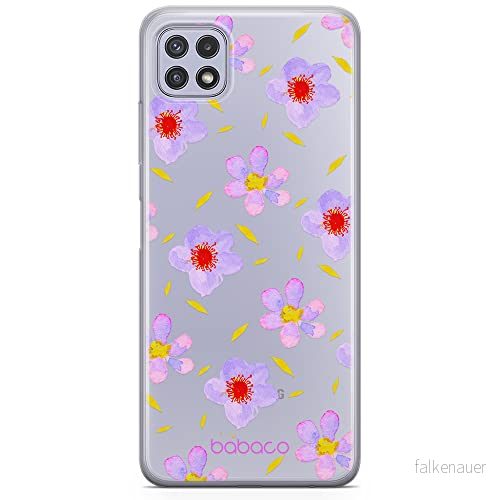 ERT GROUP mobiltelefonfodral för Samsung A22 5G originalt och officiellt licensierat Babaco mönster Flowers 022 optimalt anpassad till formen på mobiltelefonen, gedeeltelijk transparant 5903932810998
