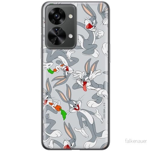 ERT GROUP mobiltelefonfodral för OnePlus NORD 2T 5G originalt och officiellt licensierat Looney Tunes mönster Bugs 013 optimalt anpassad till formen på mobiltelefonen, fodral tillverkad av TPU plast 5905511659028