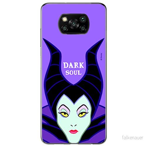 ERT GROUP mobiltelefonfodral för Xiaomi POCOPHONE X3 originalt och officiellt licensierat Disney mönster Maleficent 001 optimalt anpassad till formen på mobiltelefonen, fodral tillverkad av TPU plast 5903537120737