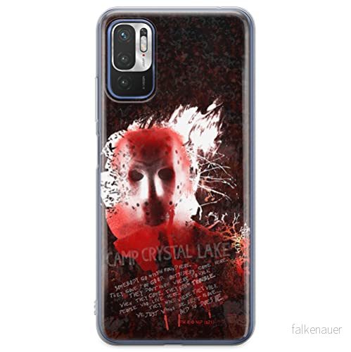 ERT GROUP mobiltelefonfodral för Xiaomi REDMI NOTE 10 5G / POCO M3 PRO originalt och officiellt licensierat Horror mönster Friday the 13th 016, fodral tillverkad av TPU plast 5905511118013