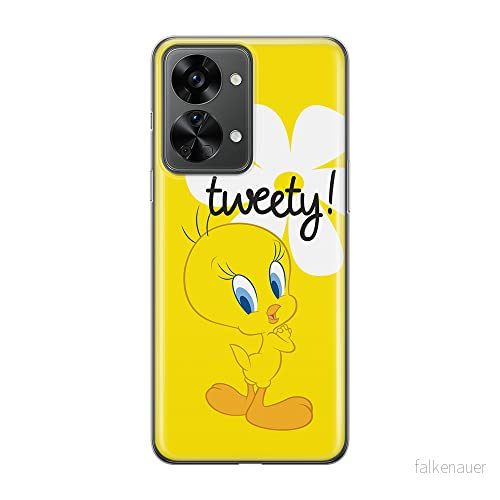 ERT GROUP mobiltelefonfodral för Oneplus NORD 2T 5G originalt och officiellt licensierat Looney Tunes mönster Tweety 005 optimalt anpassad till formen på mobiltelefonen, fodral tillverkad av TPU plast 5905511280536