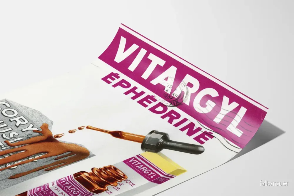 Vintage reklamposter Vitargyl Éphédriné - Bild 3