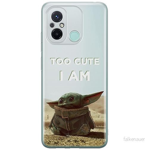 ERT GROUP mobiltelefonfodral för Xiaomi REDMI 12C/ 11A originalt och officiellt licensierat Star Wars mönster Baby Yoda 004 anpassad till formen på mobiltelefonen, fodral tillverkad av TPU plast 5905511842208