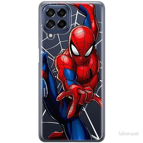 ERT GROUP mobiltelefonfodral för Samsung M33 5G originalt och officiellt licensierat Marvel mönster Spider Man 039 optimalt anpassad till formen på mobiltelefonen, gedeeltelijk transparant 5905795014285