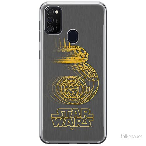 ERT GROUP mobiltelefonfodral för Samsung M21 originalt och officiellt licensierat Star Wars mönster BB 8 007 optimalt anpassad till formen på mobiltelefonen, fodral tillverkad av TPU plast 5903537838144