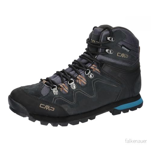 CMP Athunis Mid Trekking Shoes Wp 31q4977, Walking Shoe Herr, Titan Petrol, 39 EU 8058949293221