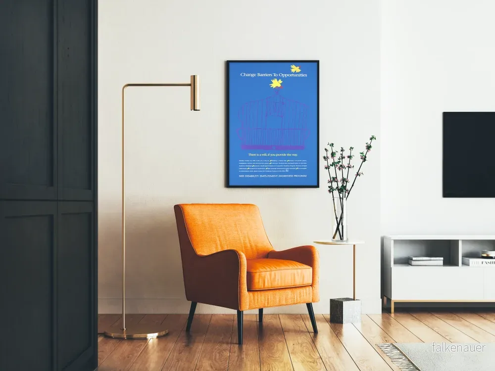 Poster Förändringsbarriärer till möjligheter - Motiverande väggdekoration - Bild 2