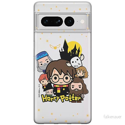 ERT GROUP mobiltelefonfodral för Google PIXEL 7 PRO originalt och officiellt licensierat Harry Potter mönster 100 optimalt anpassad till formen på mobiltelefonen, gedeeltelijk transparant 5905795174040