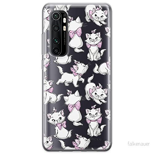 ERT GROUP mobiltelefonfodral för Xiaomi MI NOTE 10 Lite originalt och officiellt licensierat Disney mönster Marie 003 optimalt anpassad till formen på mobiltelefonen, gedeeltelijk transparant 5904805586545