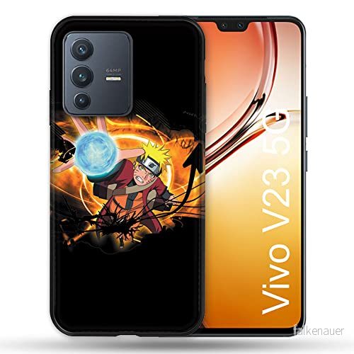 Fodral för Vivo V23 5G Manga Naruto svart 3614848283845