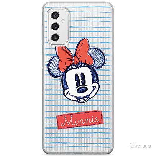 ERT GROUP mobiltelefonfodral för Samsung M52 5G originalt och officiellt licensierat Disney mönster Minnie 011 optimalt anpassad till formen på mobiltelefonen, gedeeltelijk transparant 5904805486968
