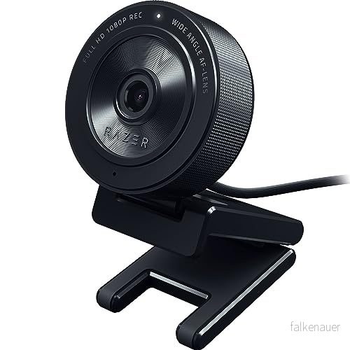 Razer Kiyo X USB webbkamera för Full HD strömning (1080P 30 FPS eller 720P 60 FPS, autofokus, Flexibla monteringsalternativ) Svart 8887910000052