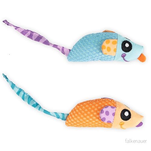 Petstages Kattleksak Catnip Mus - 16 cm - 2-pack 871864003274