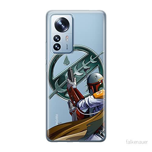 ERT GROUP mobiltelefonfodral för Xiaomi 12 PRO originalt och officiellt licensierat Star Wars mönster Boba Fett 002 optimalt anpassad till formen på mobiltelefonen, gedeeltelijk transparant 5905511524074