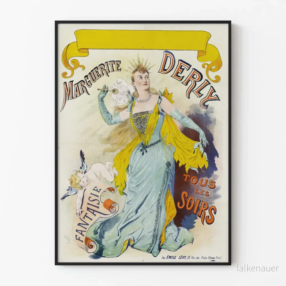 Dekorativ poster Marguerite Derly Fantasi varje kväll