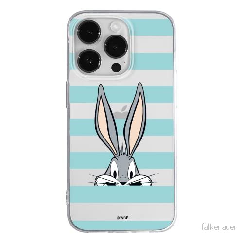 ERT GROUP mobiltelefonfodral för Apple Iphone 14 PRO originalt och officiellt licensierat Looney Tunes mönster Bugs 011 optimalt anpassad till formen på mobiltelefonen, gedeeltelijk transparant 5905131913869