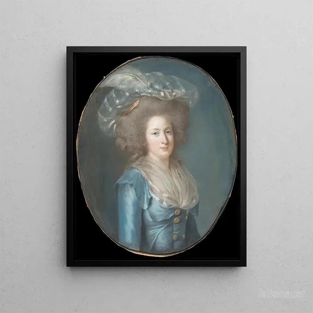 Målning Madame Élisabeth de France 1764-1794 - Adélaïde Labille-Guiard | Konsttryck