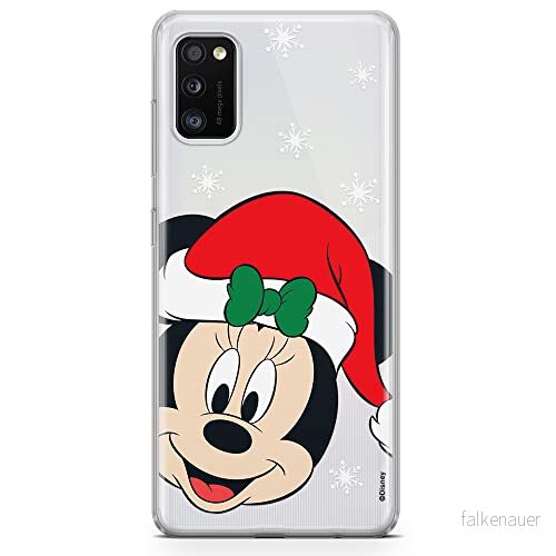 ERT GROUP mobiltelefonfodral för Samsung A41 originalt och officiellt licensierat Disney mönster Minnie 060 optimalt anpassad till formen på mobiltelefonen, gedeeltelijk transparant 5903932043051
