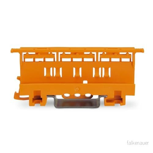 Wago 221-500 Monteringsadapter - 4 mm² - Orange - 10-pack 4055143421942
