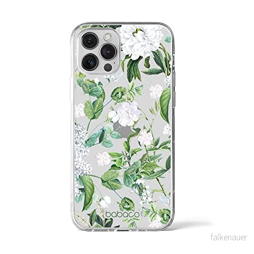 ERT GROUP mobiltelefonfodral för Iphone 12 PRO MAX originalt och officiellt licensierat Babaco mönster Flowers 034 optimalt anpassad till formen på mobiltelefonen, gedeeltelijk transparant 5905131291509