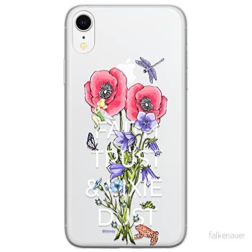 ERT GROUP mobiltelefonfodral för Iphone XR originalt och officiellt licensierat Disney mönster Tinker Bell 003 optimalt anpassad till formen på mobiltelefonen, fodral tillverkad av TPU plast 5904805667923