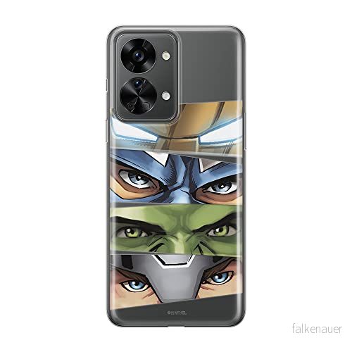 ERT GROUP mobiltelefonfodral för Oneplus NORD 2T 5G originalt och officiellt licensierat Marvel mönster Avengers 006 optimalt anpassad till formen på mobiltelefonen, gedeeltelijk transparant 5905511278793