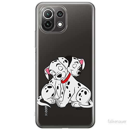 ERT GROUP mobiltelefonfodral för Xiaomi 11 LITE 4G/5G originalt och officiellt licensierat Disney mönster Dalmatians 005, gedeeltelijk transparant 5904805890574
