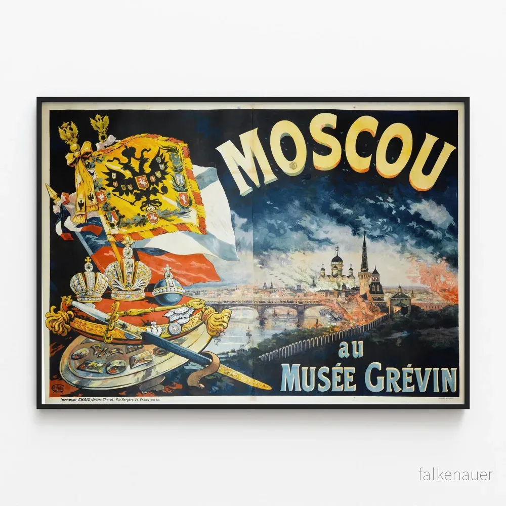 Dekorativ poster Moskva Grévin-museet Dekorativ poster Moskva Grévin-museet