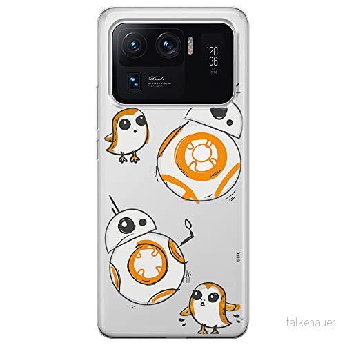 ERT GROUP mobiltelefonfodral för Xiaomi MI 11 ULTRA originalt och officiellt licensierat Star Wars mönster BB 8 010 optimalt anpassad till formen på mobiltelefonen, gedeeltelijk transparant 5903932714753