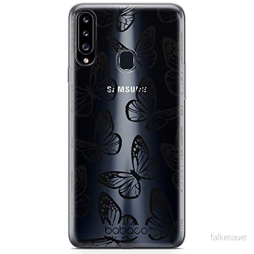 ERT GROUP mobiltelefonfodral för Samsung A20S originalt och officiellt licensierat Babaco mönster Butterflies 002 optimalt anpassad till formen på mobiltelefonen, gedeeltelijk transparant 5904805714146
