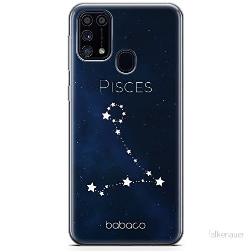 ERT GROUP mobiltelefonfodral för Samsung M31 originalt och officiellt licensierat Babaco mönster Zodiac Constellation 012 anpassad till formen på mobiltelefonen, fodral tillverkad av TPU plast 5903932221763