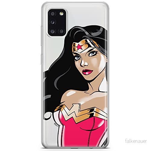 ERT GROUP mobiltelefonfodral för Samsung A31 originalt och officiellt licensierat DC mönster Wonder Woman 004 optimalt anpassad till formen på mobiltelefonen, gedeeltelijk transparant 5903040220627