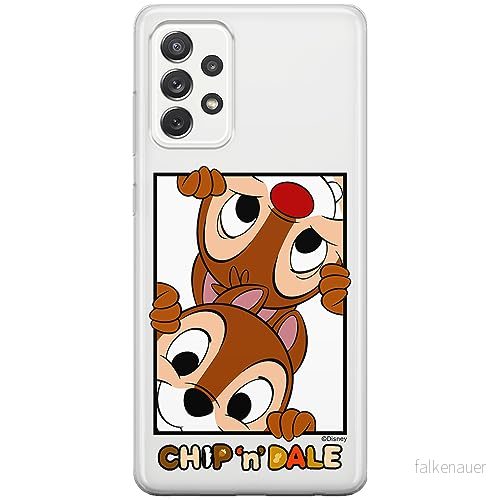 ERT GROUP mobiltelefonfodral för Samsung A73 5G originalt och officiellt licensierat Disney mönster Chip & Dale 005 optimalt anpassad till formen på mobiltelefonen, gedeeltelijk transparant 5905795022020