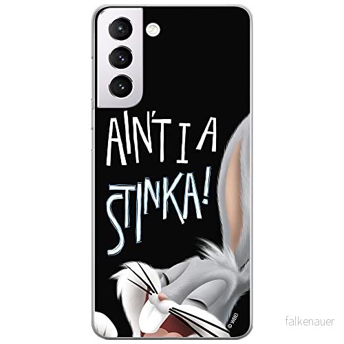 ERT GROUP mobiltelefonfodral för Samsung S21 originalt och officiellt licensierat Looney Tunes mönster Bugs 003 optimalt anpassad till formen på mobiltelefonen, fodral tillverkad av TPU plast 5903932377194