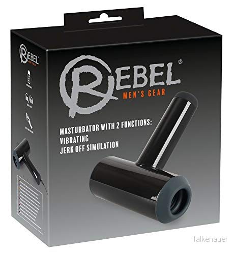 Rebel Masturbator med 2 funct Svart 4024144607082