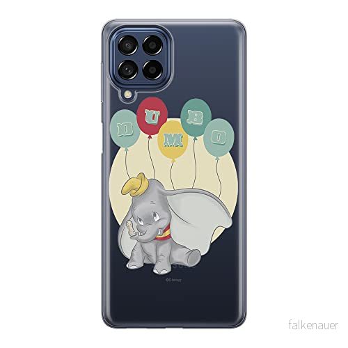 ERT GROUP mobiltelefonfodral för Samsung M53 5G originalt och officiellt licensierat Disney mönster Dumbo 003 optimalt anpassad till formen på mobiltelefonen, gedeeltelijk transparant 5905511378660